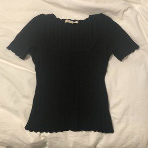 Sezane Anil Jumper in Black